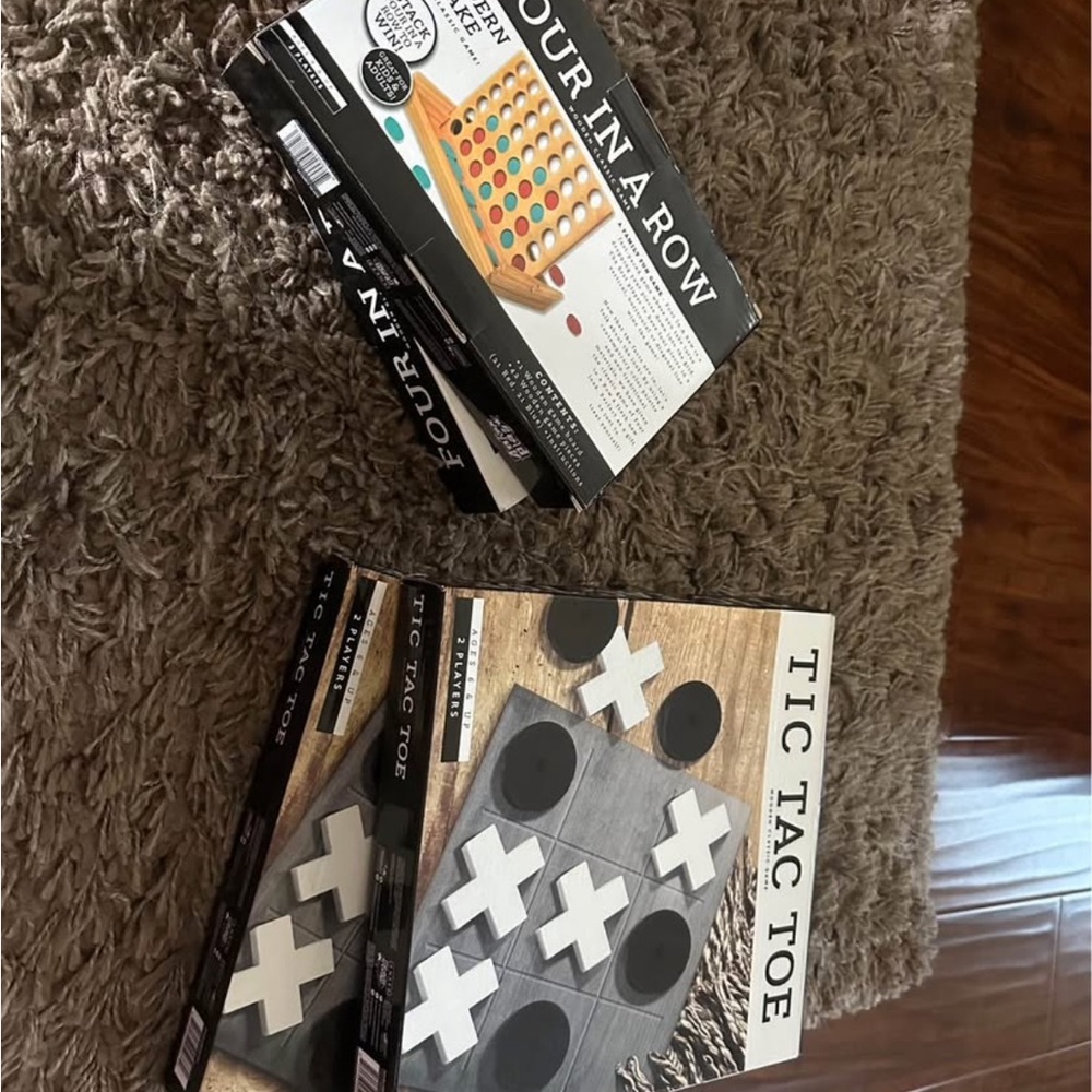 Tic Tac Toe and Four in a Row Game Set